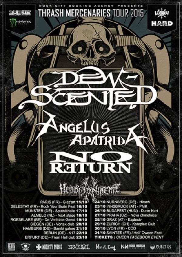 Dew-Scented, Angelus Apatrida, No Return, Heboidophrenie