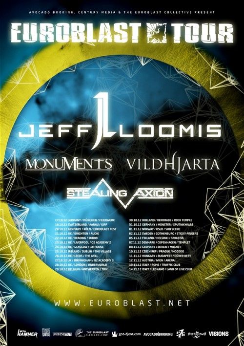 Jeff Loomis, Monuments, Vildhjarta, Stealing Axion