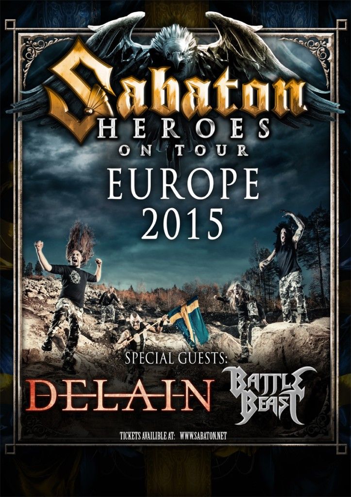 Sabaton, Delain, Battle Beast