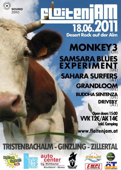 Monkey 3, Samsara Blues Experiment, Grandloom, Sahara Surfers, Buddha Sentenza, Driveby