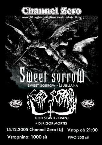 Sweet Sorrow, God Scard