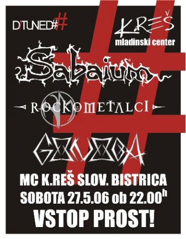 Sabaium, Rockometalci, Gonoba