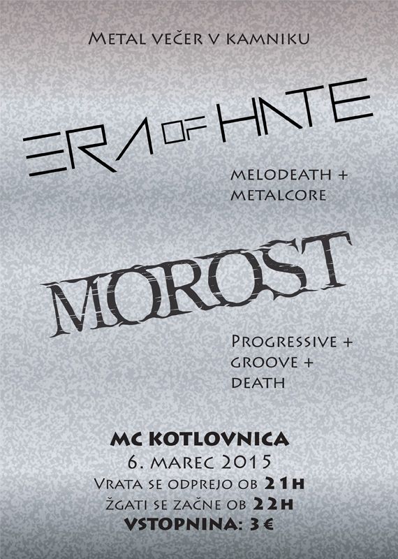 Era of Hate, Morost
