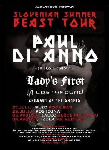 Paul Di'Anno, Lady's First, Lost4Found, Children Of The Damned