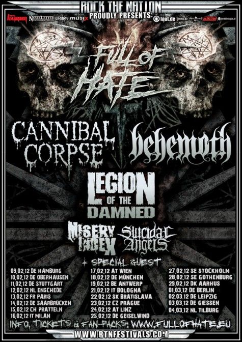 Full Of Hate Tour 2012