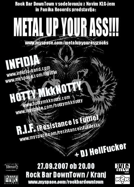 Metal Up Your Ass!