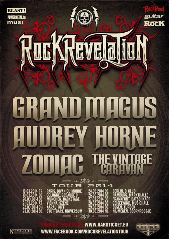Grand Magus, Audrey Horne, Zodiac, The Vintage Caravan