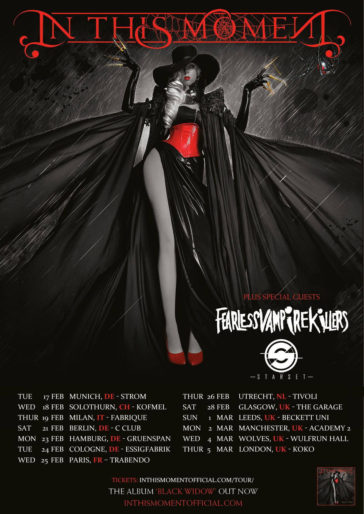 In This Moment, Fearless Vampire Killers, Starset