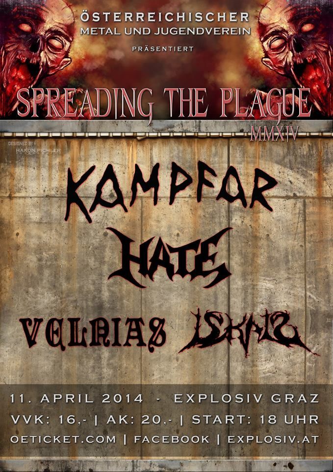 Kampfar, Hate, Velnias, Iskald
