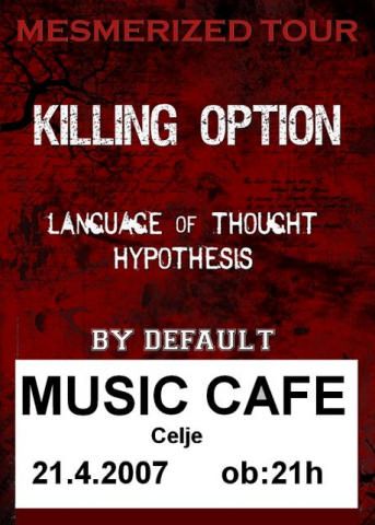 Killing Option, By Default, Language Of Thought Hypothesis
