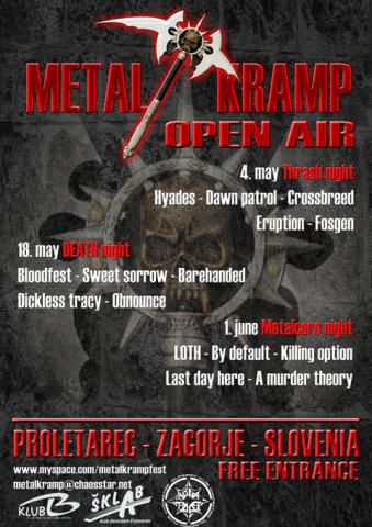 Metal Kramp Open Air - metalcore night