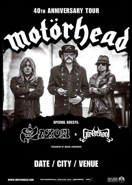 Motörhead, Saxon, Girlschool