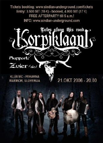 Korpiklaani, Zvier
