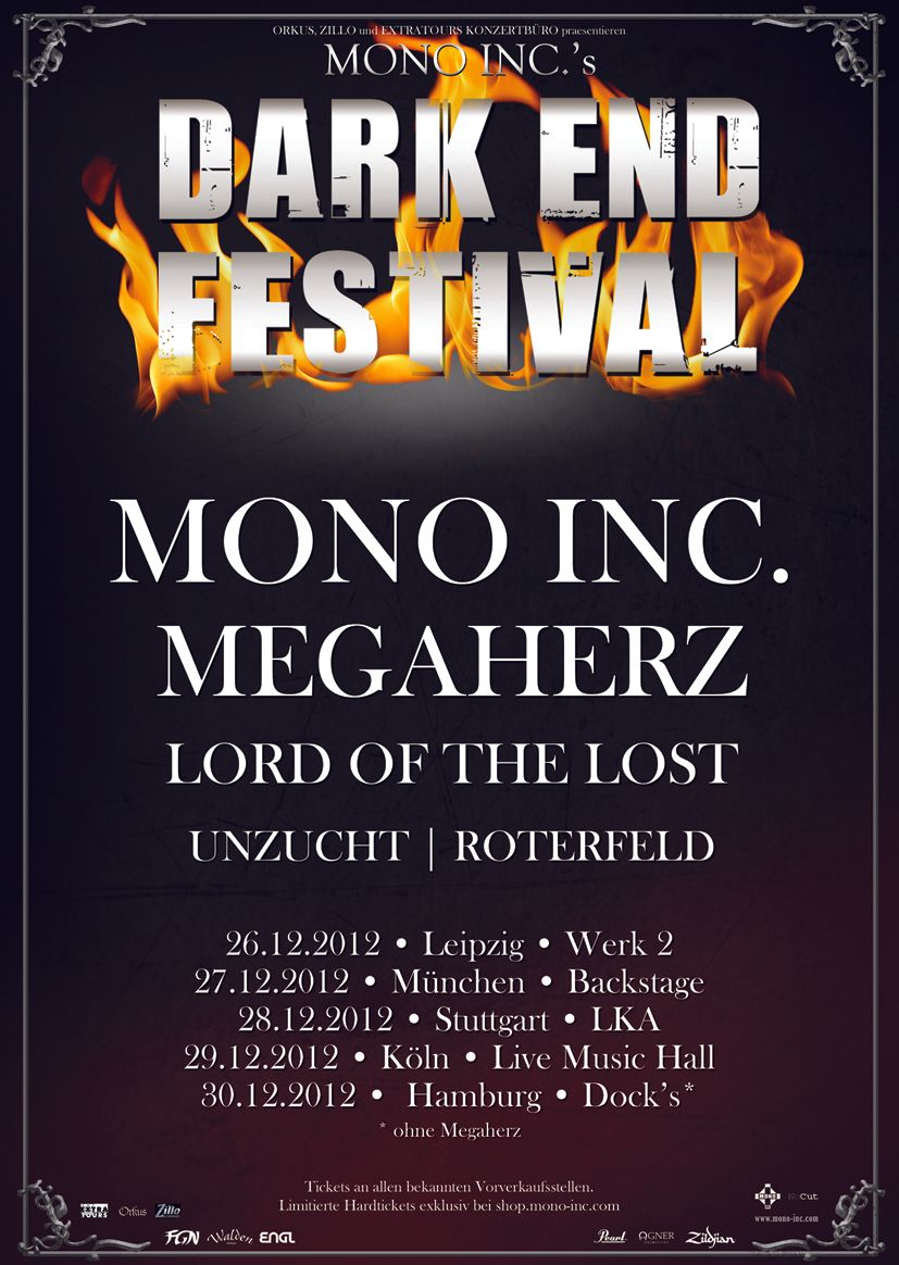 Mono Inc., Megaherz, Lord Of The Lost, Unzucht, Roterfeld