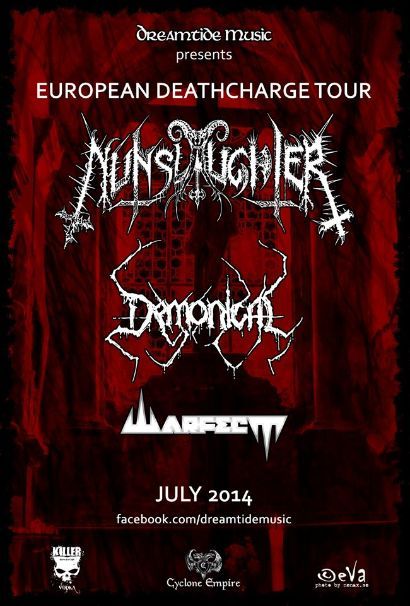 Nunslaughter, Demonical, Warfect