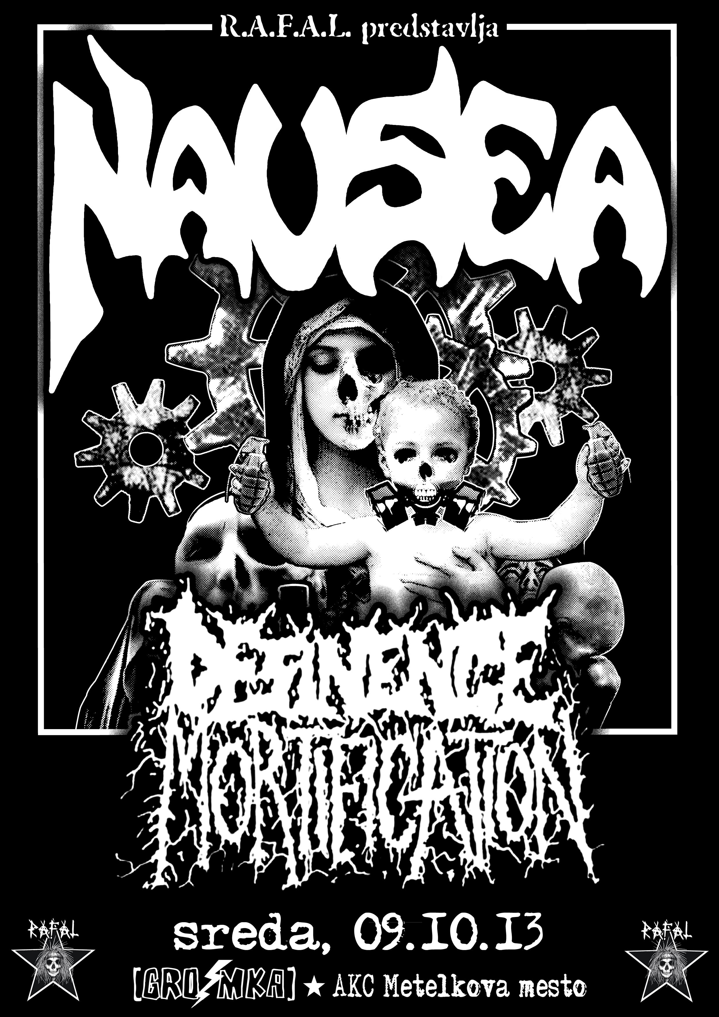 Nausea, Desinence Mortification