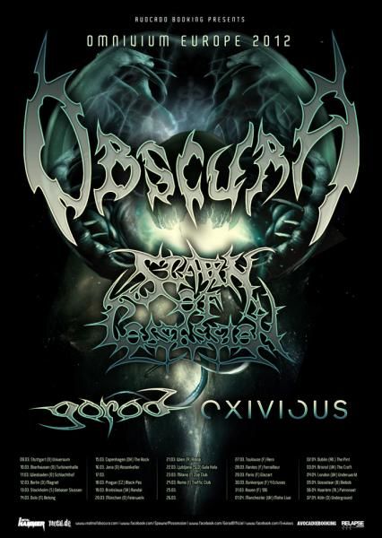 Obscura, Spawn Of Possession, Gorod, Exivious