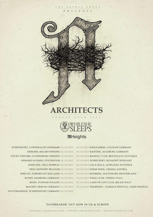 Architects, While She Sleeps, Heights