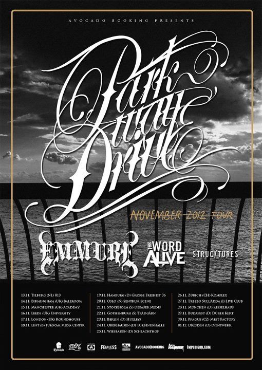 Parkway Drive, Emmure, The Word Alive, Struc/tures
