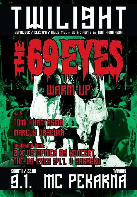 The 69 Eyes Warm up