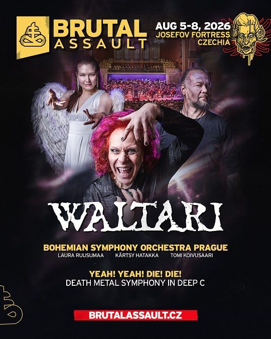 Waltari in Bohemian Symphony Orchestra Prague na festivalu Brutal Assault!