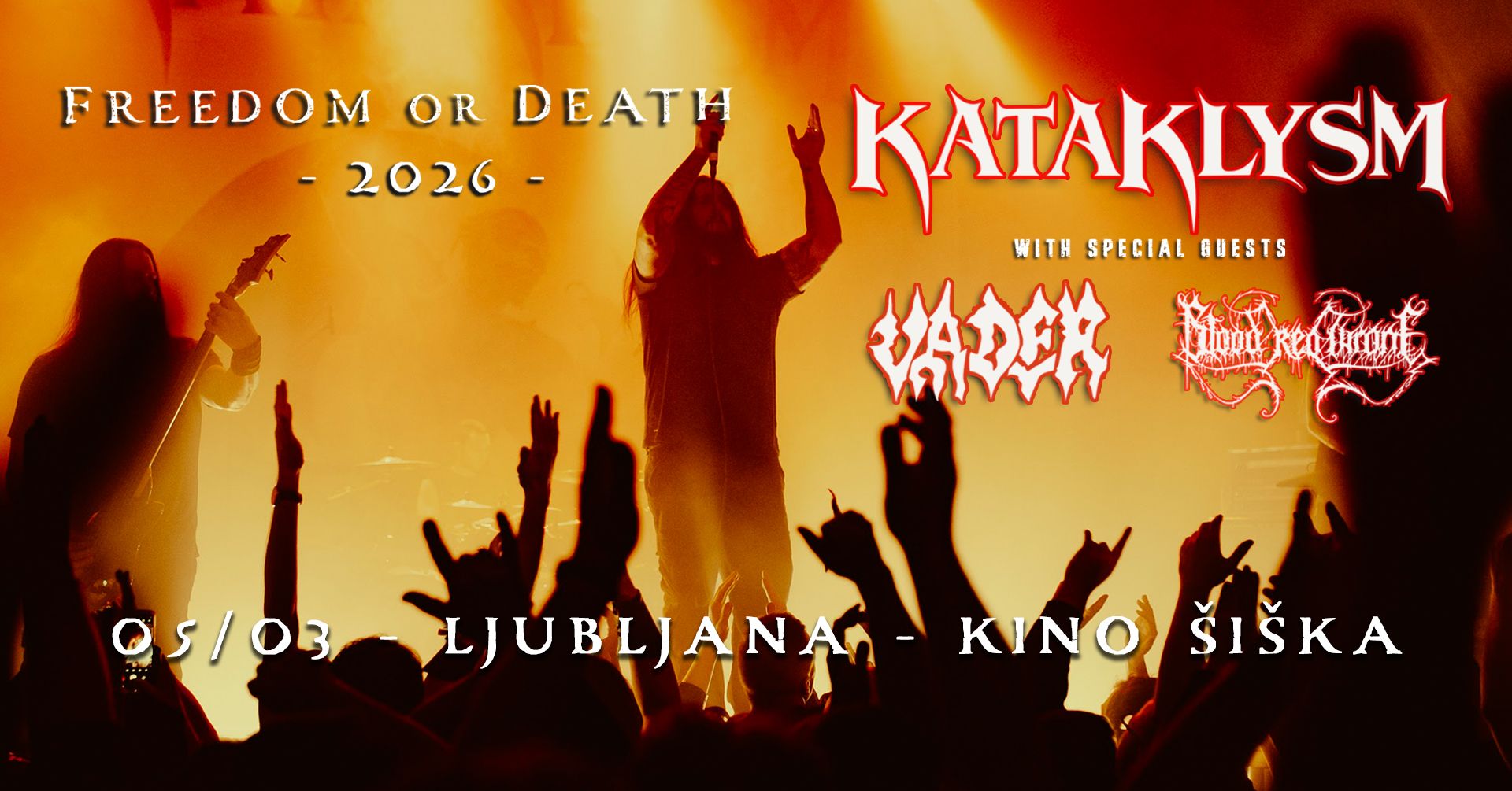 Bliža se koncert Kataklysm in druščine v Kinu Šiška