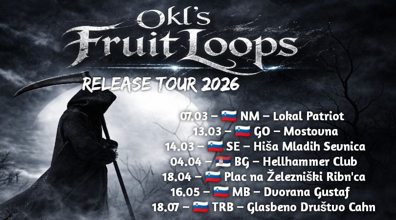 Tudi Okl's FruitLoops začeli serijo koncertov