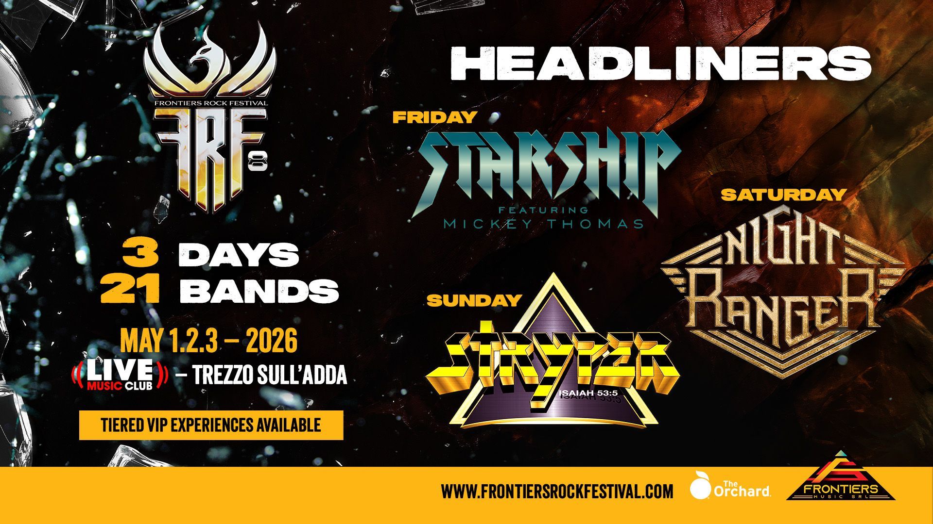 Maja na programu Frontiers Rock Festival VIII!
