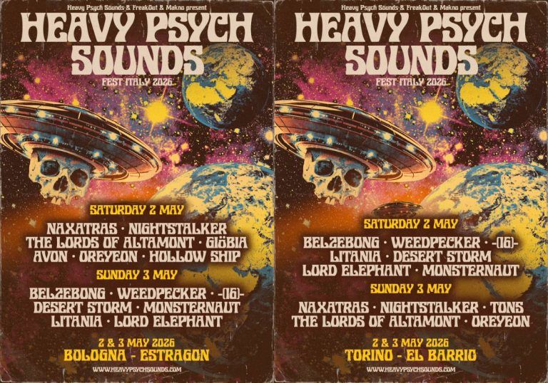 Znan razpored po dnevih za Heavy Psych Sounds Fest Italy 2026