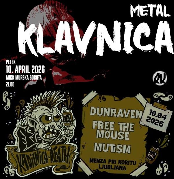 Znani časovnici za Metal klavnico in Kadilnico of Death