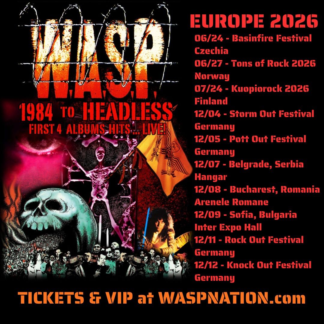 W.A.S.P. znova po Evropi!
