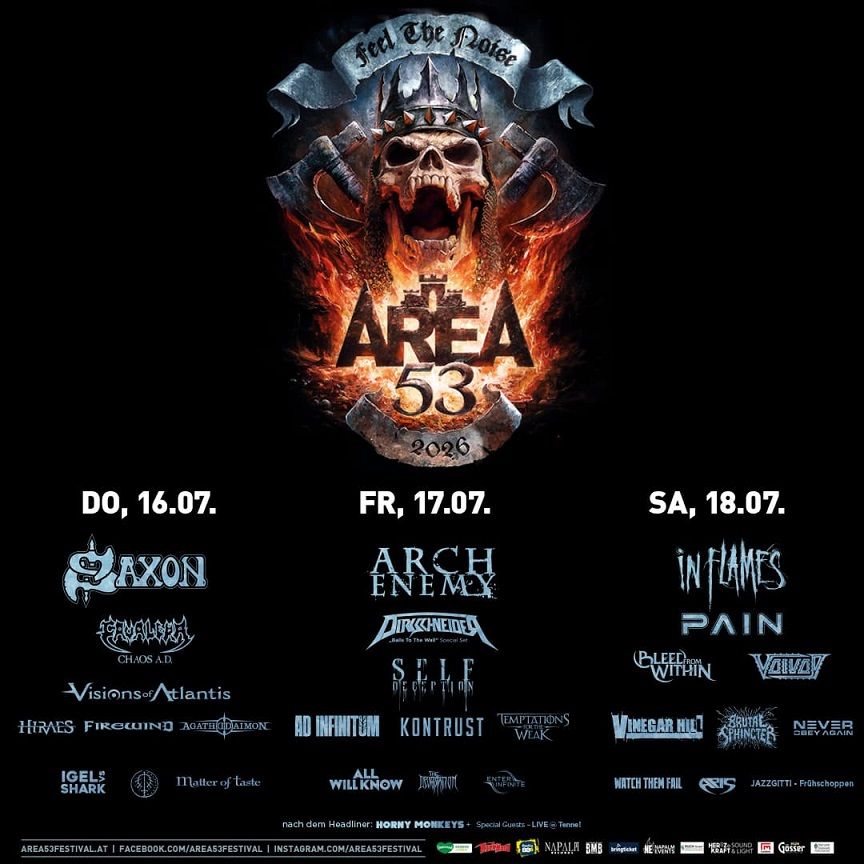 Area 53 Festival 2026 z dnevnim razporedom
