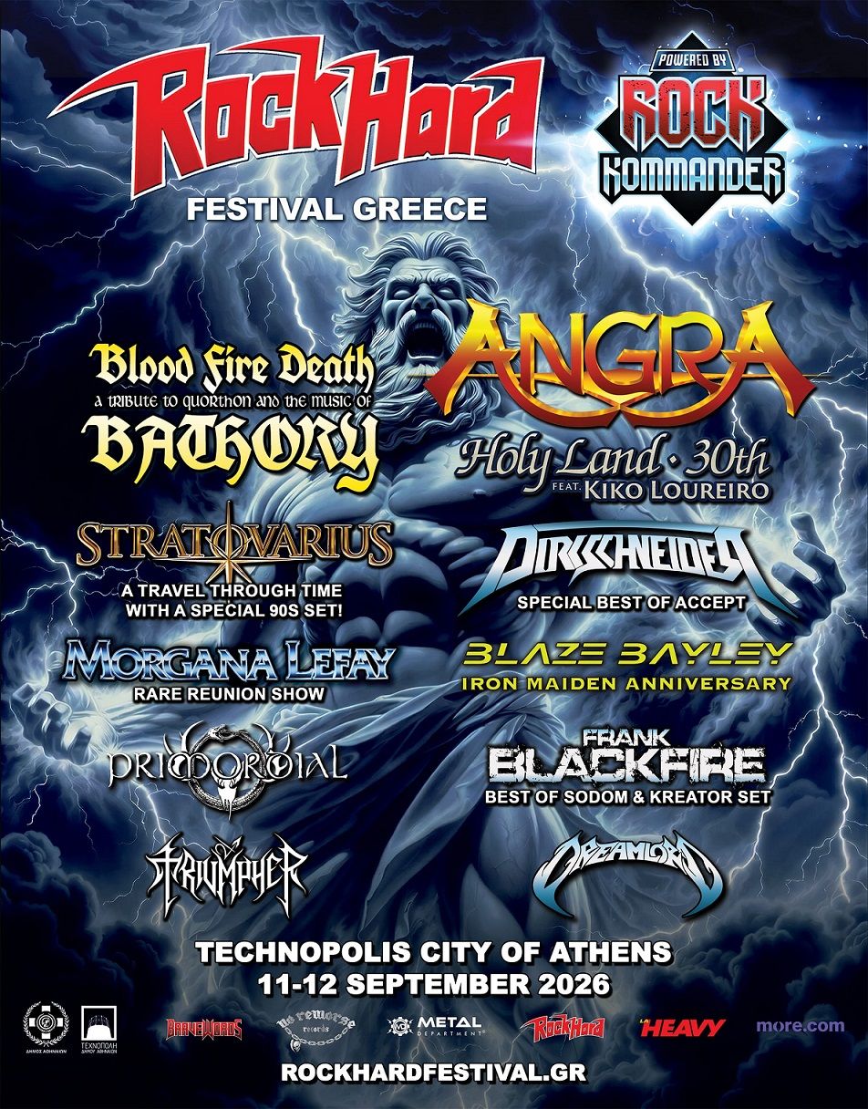 Znan končni line-up za Rock Hard Festival Greece 2026