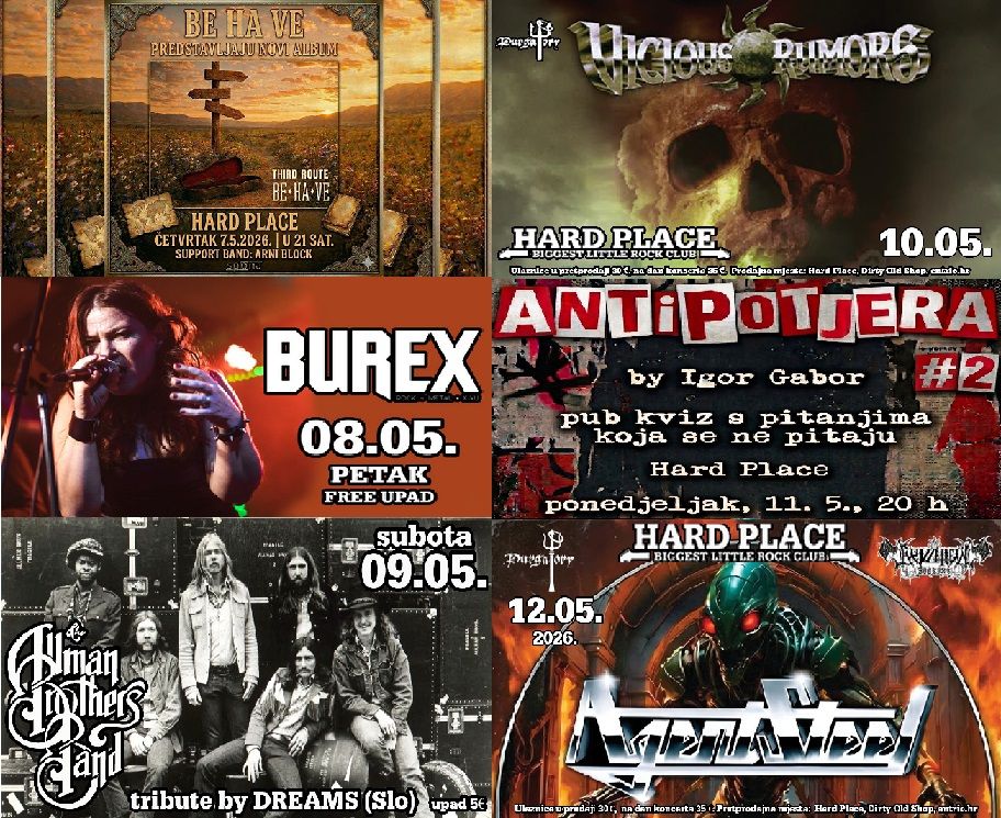 Klub Hard Place objavil program prihajajočega tedna