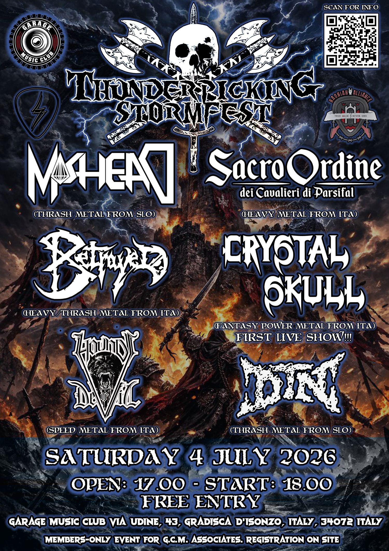 V začetku julija bo v Italiji Thunderpicking Stormfest