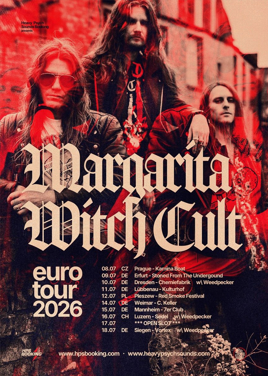 Margarita Witch Cult julija na kratki turneji