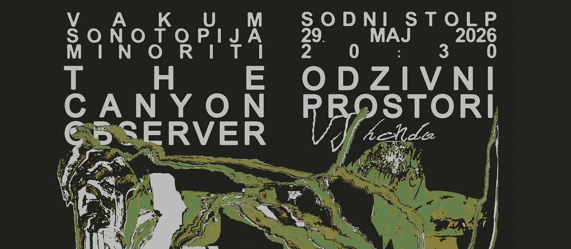 The Canyon Observer v petek v Mariboru v akustični izvedbi