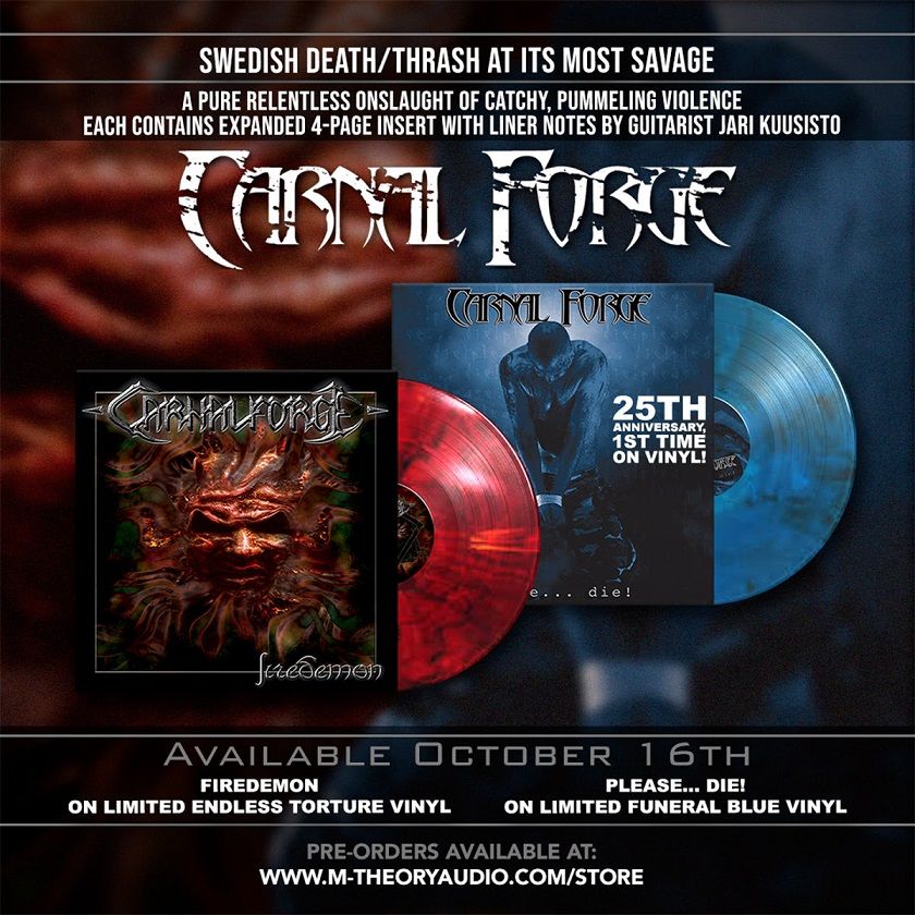 Carnal Forge z dvema klasikama prvič na vinilu