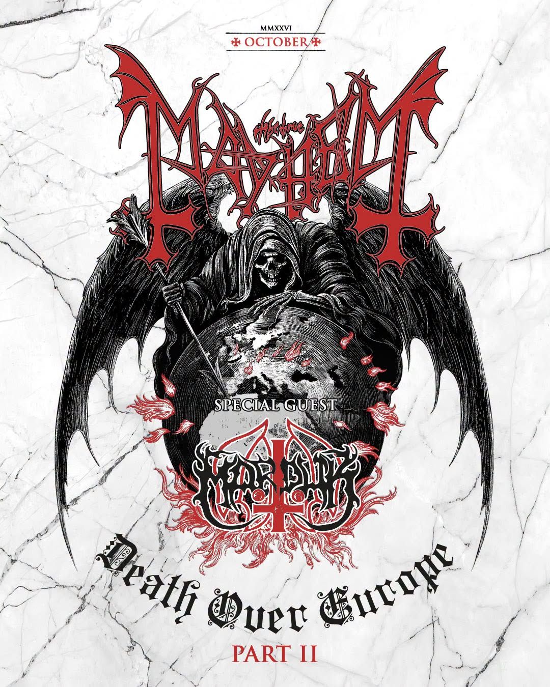 Oktobra bodo po Evropi lomastili Mayhem in Marduk