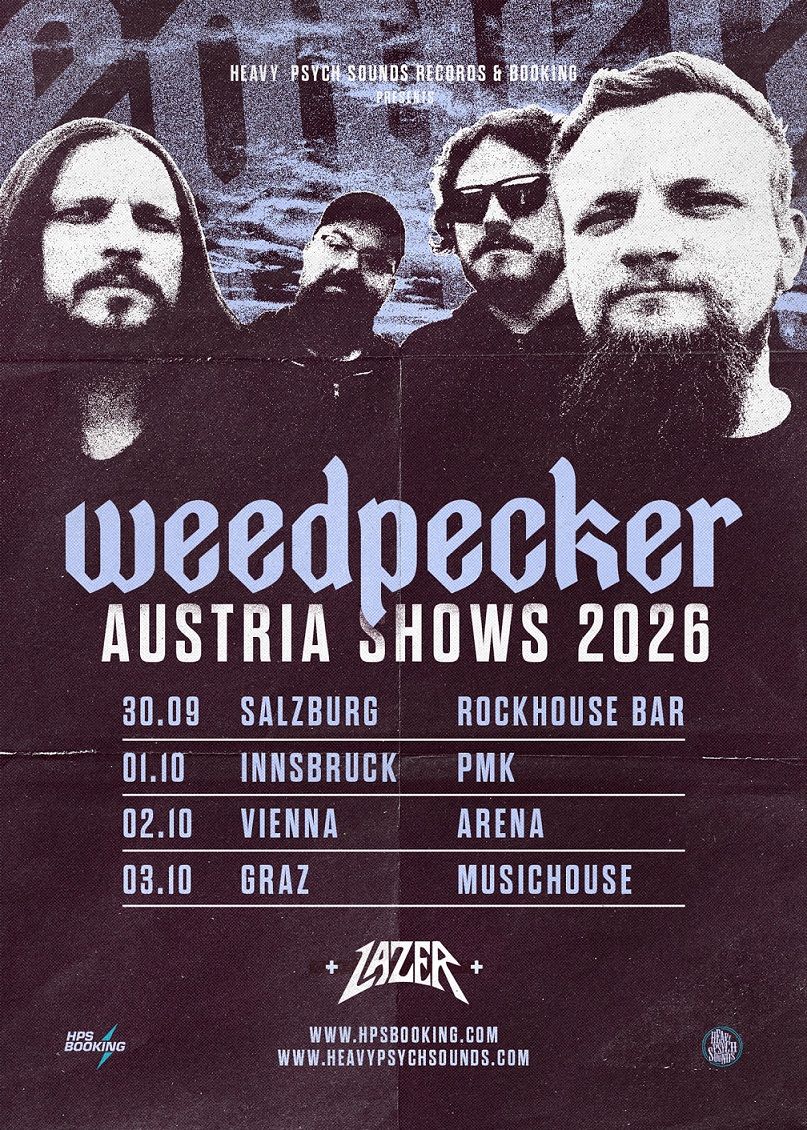 Weedpecker napovedali štiri koncerte v Avstriji