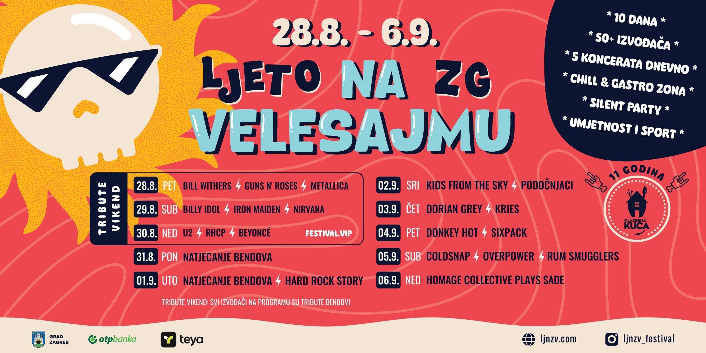 Festival Ljeto na Zagrebačkom velesajmu tudi z metal koncertom