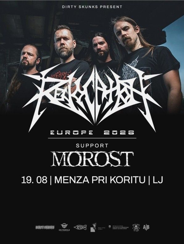 Znana je časovnica za jutrijšnji koncert Revocation in Morost v Menzi