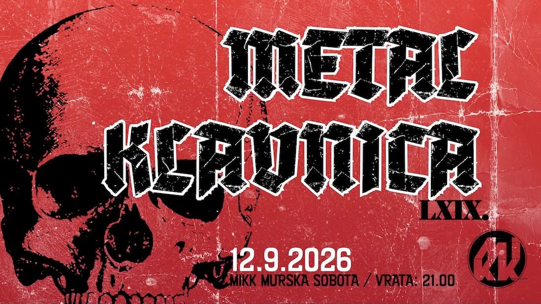 To soboto znova na sporedu Metal klavnica