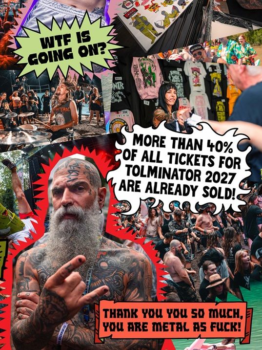 Pošlo je že 40 % vstopnic za Tolminator Metal Fest 2027