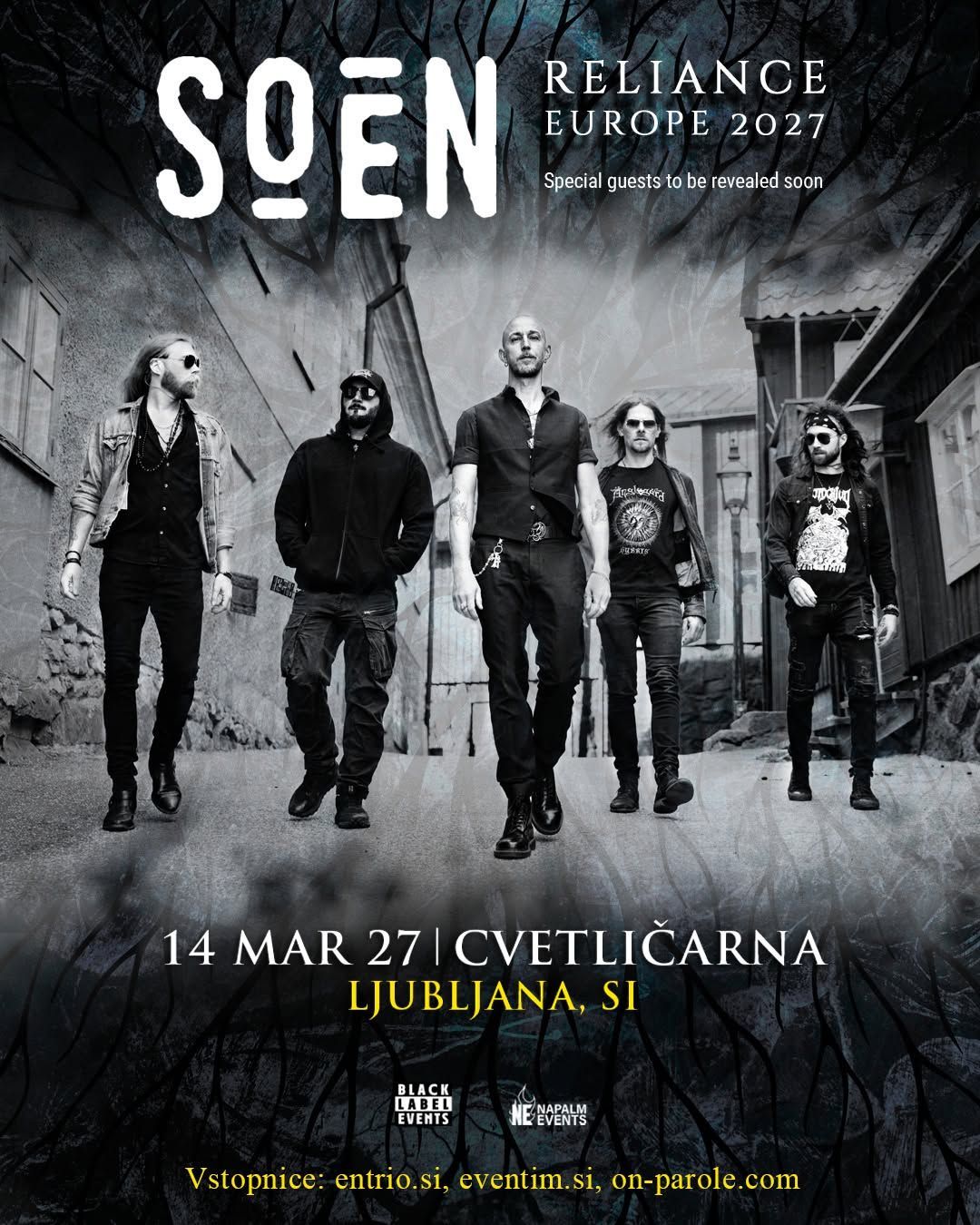 Soen najavili drugi del evropske turneje