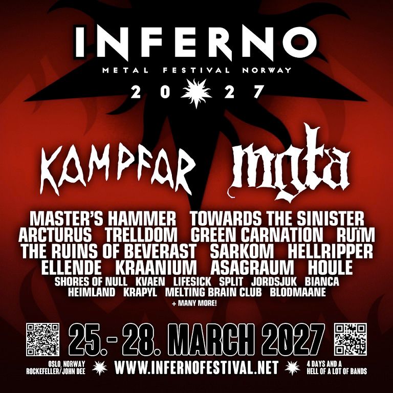 Seznam nastopajočih na Inferno Metal Festivalu 2027 vedno daljši