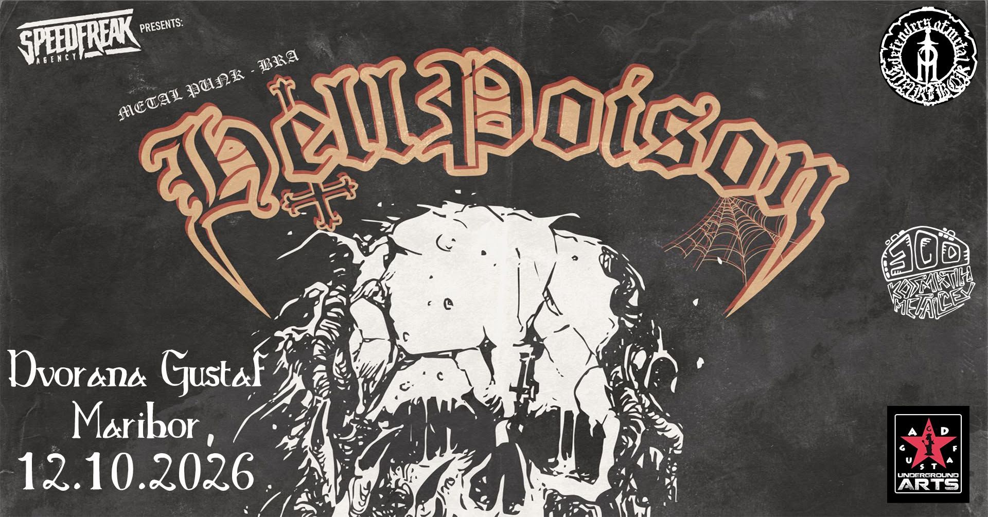 »Last minute« napoved: Hell Poison v ponedeljek v Mariboru!