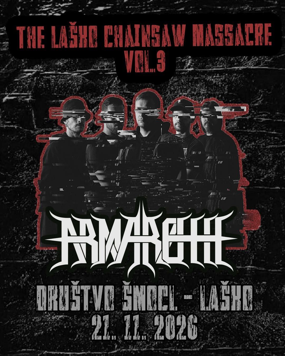 Znan prvi band za The Laško Chainsaw Massacre vol. 3