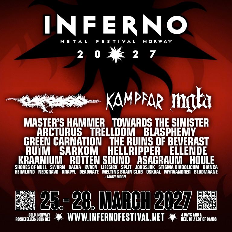 Inferno Metal Festival 2027 bogatejši za pet bandov