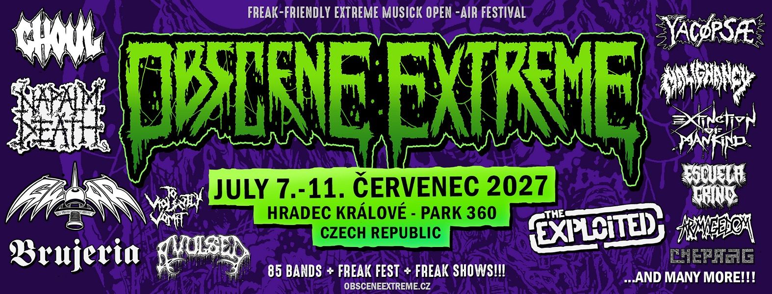 Festival Obscene Extreme na novi lokaciji!